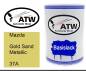 Preview: Mazda, Gold Sand Metallic, 37A: 500ml Lackdose, von ATW Autoteile West.